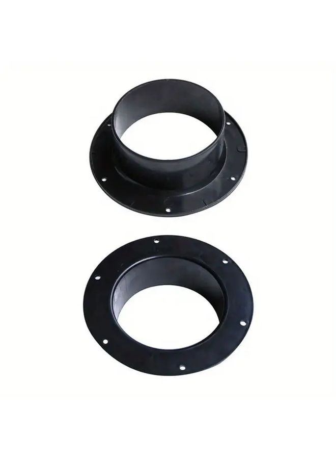Heavy Duty ABS Flange Connector For 4 Inch 100mm HVAC Ducting Pipe Adapter - Image 2