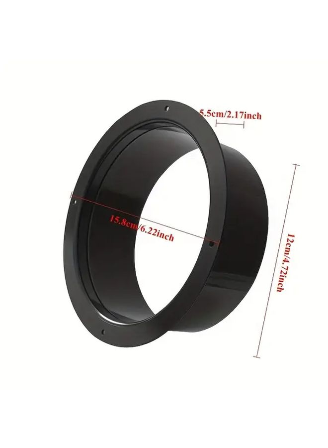 Heavy Duty ABS Flange Connector For 4 Inch 100mm HVAC Ducting Pipe Adapter - Image 4
