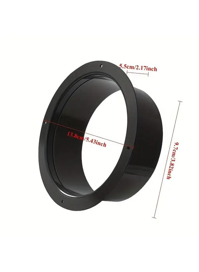 Heavy Duty ABS Flange Connector For 4 Inch 100mm HVAC Ducting Pipe Adapter - Image 3