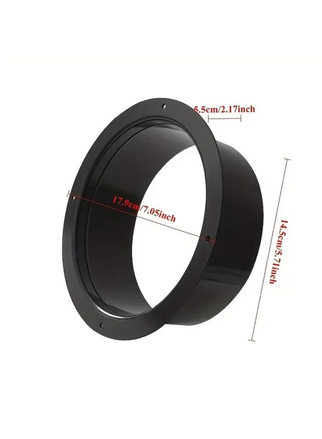Heavy Duty ABS Flange Connector For 4 Inch 100mm HVAC Ducting Pipe Adapter - Image 5