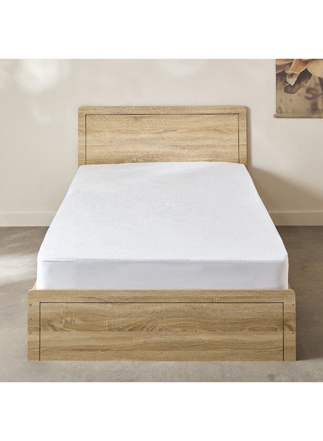 Home Box Terry Waterproof Twin Mattress Protector 200 x 33 x 120 cm  - Image 2