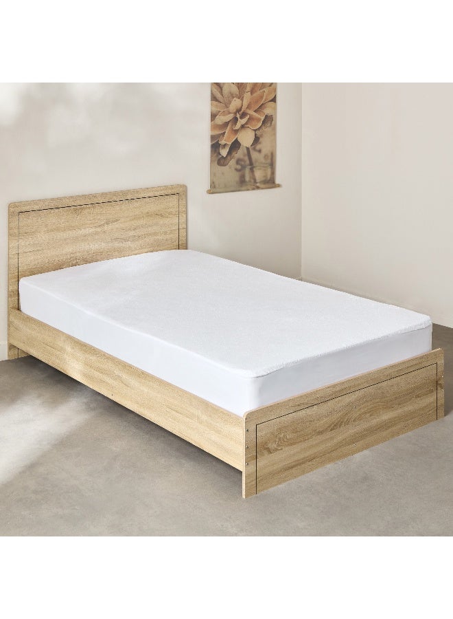 Home Box Terry Waterproof Twin Mattress Protector 200 x 33 x 120 cm - Image 1