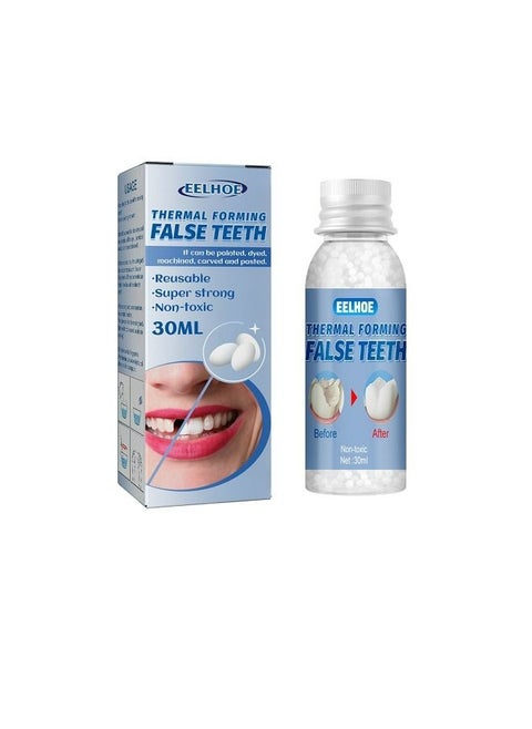 Tooth filling set plastic modified teether can be used for various repairs such as missing teeth  broken teeth  temporary fillings  restoration of interdental fillings  etc 30ml