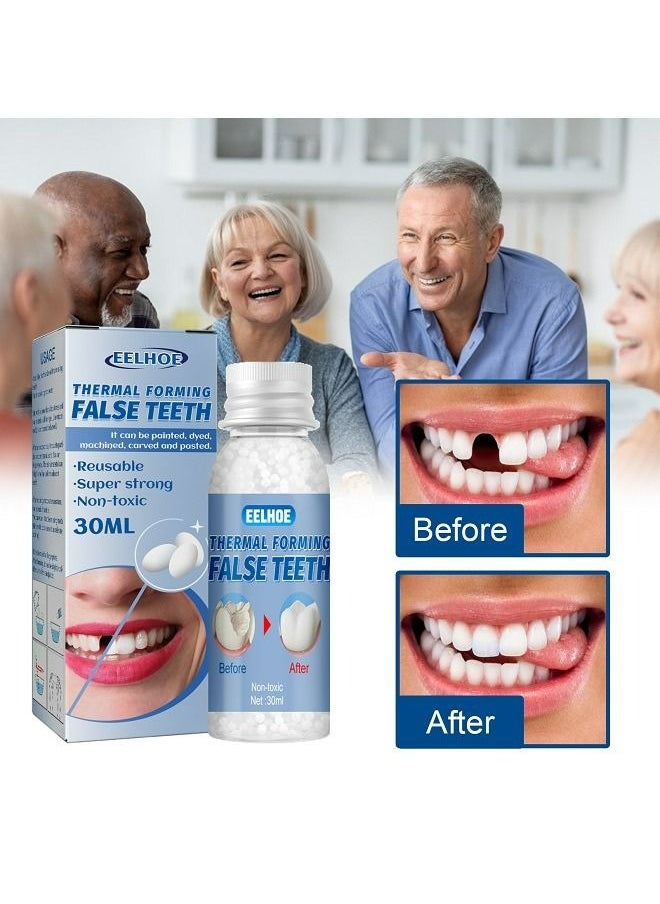 EELHOE - Tooth filling set plastic modified teether can be used for various repairs such as missing teeth  broken teeth  temporary fillings  restoration of interdental fillings  etc 30ml - Image 1