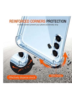 Generic For Samsung Galaxy A25 (5G) Shockproof Silicone Back Defender Cover , Defender Corners and Semi Transparent Back Compatible With Samsung Galaxy A25 (5G) (6.5') (Clear)  - Image 3
