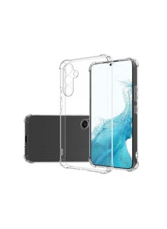 Generic For Samsung Galaxy A25 (5G) Shockproof Silicone Back Defender Cover , Defender Corners and Semi Transparent Back Compatible With Samsung Galaxy A25 (5G) (6.5') (Clear)  - Image 1