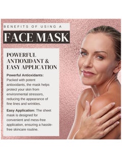 بيور ديرم ثلاث حُزَم من قناع ورقي كريم روز جولد لمحاربة علامات تقدم العمر من Purederm: صيغة مكثفة للشد لتحسين المرونة، وتغذية الكولاجين، وللتمتع بلحظات فاخرة.  - Image 4