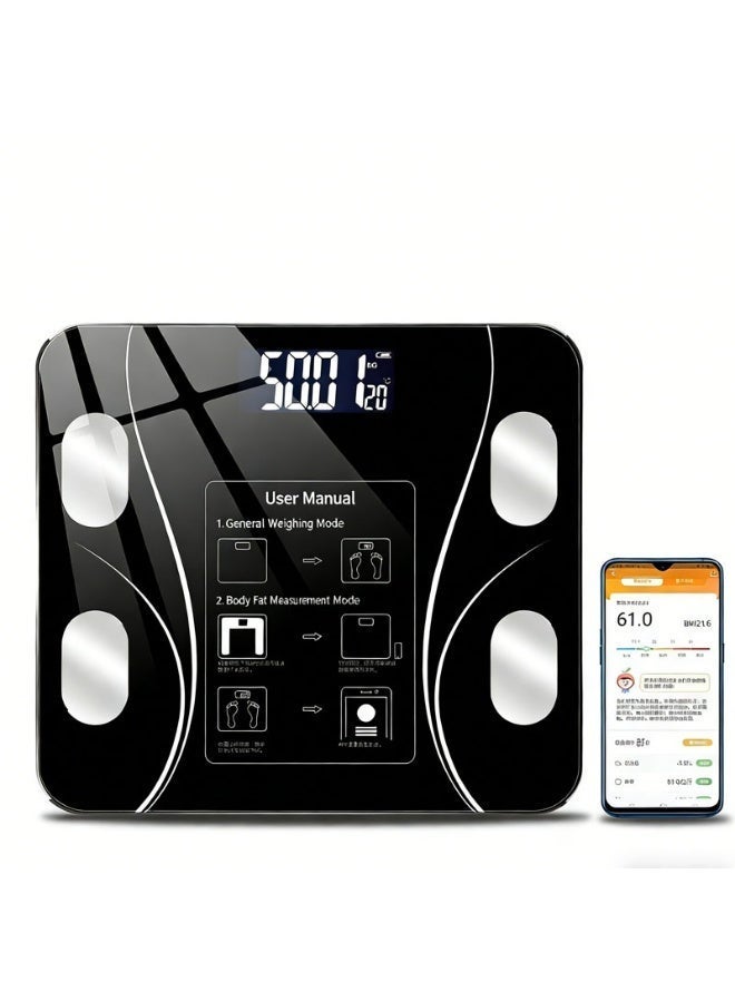 Body fat electronic scale, body weight scale, intelligent electronic Bluetooth scale, portable electronic scale, fat scale - Image 2
