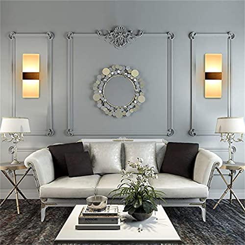 Groeien 15 Watts Rectangular Acrylic LED Wall Lamp - Warm White - Image 5