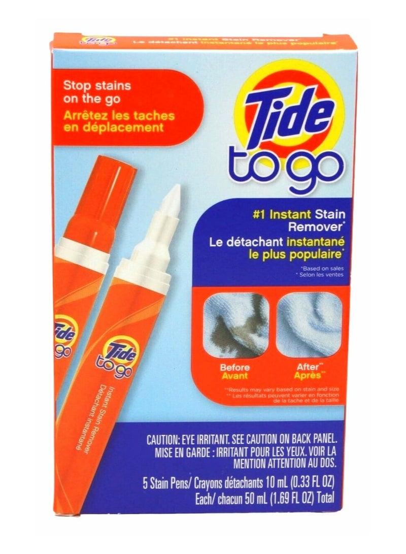 Tide To go Instant Stain Remover pack of 5