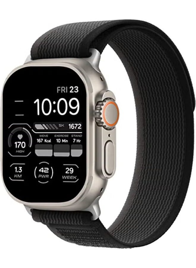 SHOPI Trail Loop Compatible with Apple Watch Band 49mm 45mm 44mm 42mm 41mm 40mm 38mm, Nylon Weave Sport Loop Men Women Adjustable Pull Tab Strap for Apple Watch Ultra iWatch Series 8 7 6 5 4 3 2 1 SE