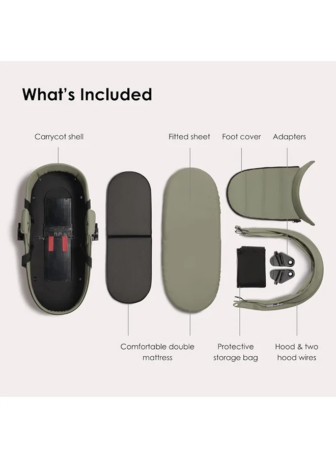 STOKKE Yoyo Newborn Shell Olive For Yoyo Stroller In Olive