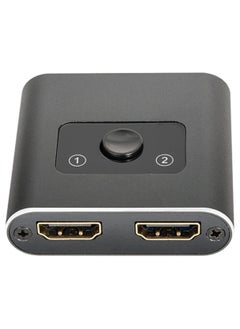 HDMI Switch 4K HDMI Splitter, 2 Input 1 Output or 1 in 2 Out, Supports 4K 60Hz 3D HD 1080P for PC Monitor, Projector, Blu-Ray Player, TV Stick, Switch, Xbox, PS5, HDTV Laptop