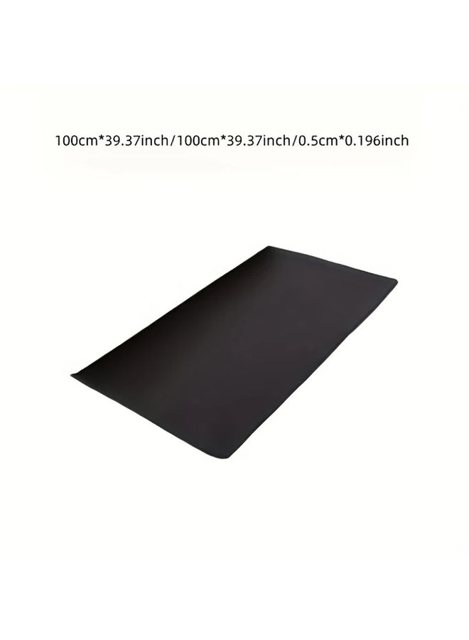 Car Engine Thermal Insulation Noise Reduction Mat 39.37x39.37 Inch Heat Shield Sound Deadener - Image 2