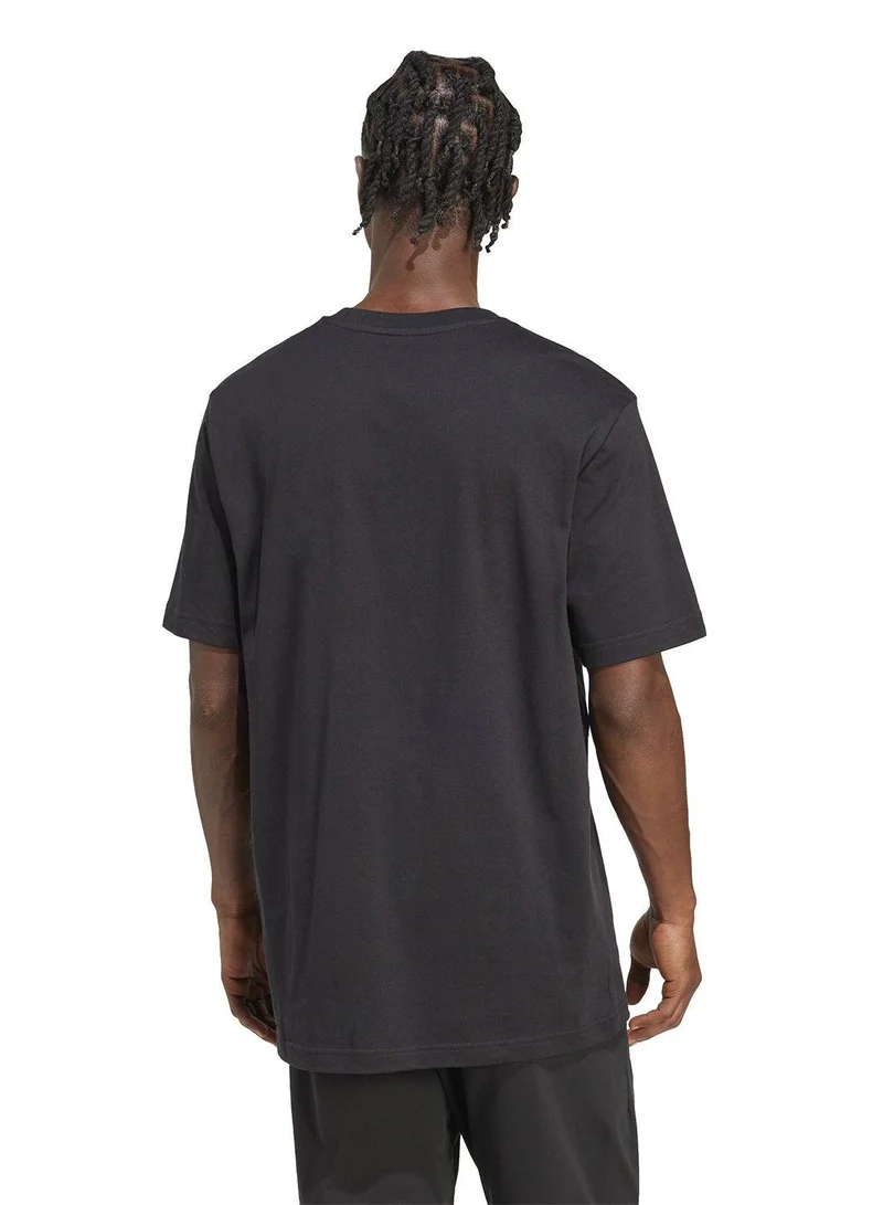 Adidas M Rerto T M Black Not Sports Specific T-Shirts For Men