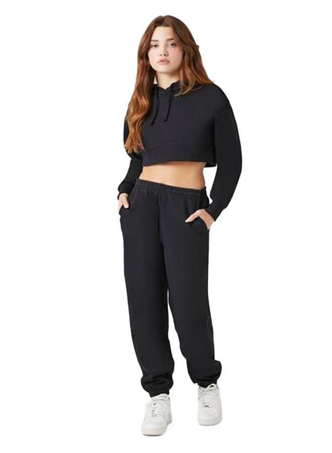 FOREVER 21 Fleece Cropped Hoodie  - Image 5