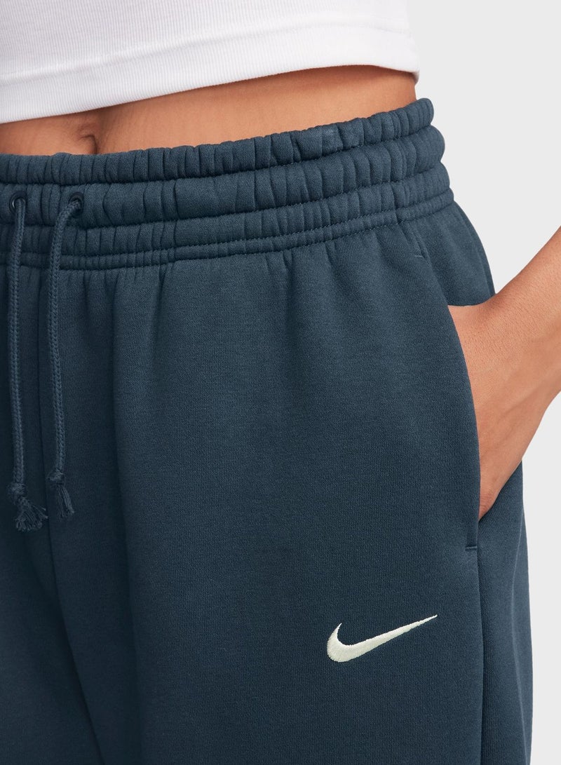 Nike Nsw Phoenix Fleece High Rise Oversized Pants  - Image 3