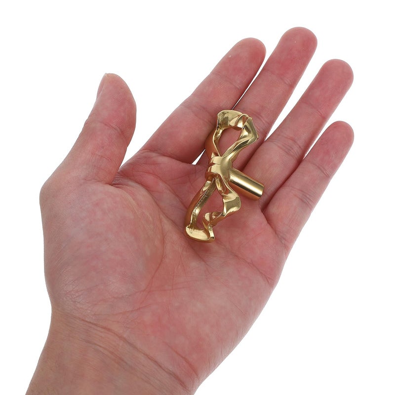Vintage Brass Cabinet Knobs 60x27mm Hollow Drawer Pulls Retro Wardrobe Handles - Image 5