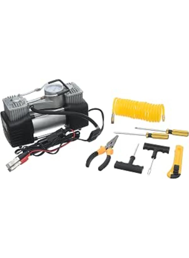 Dual-Piston Car Air Compressor - Dual Performance & Rapid Inflation - Image 1
