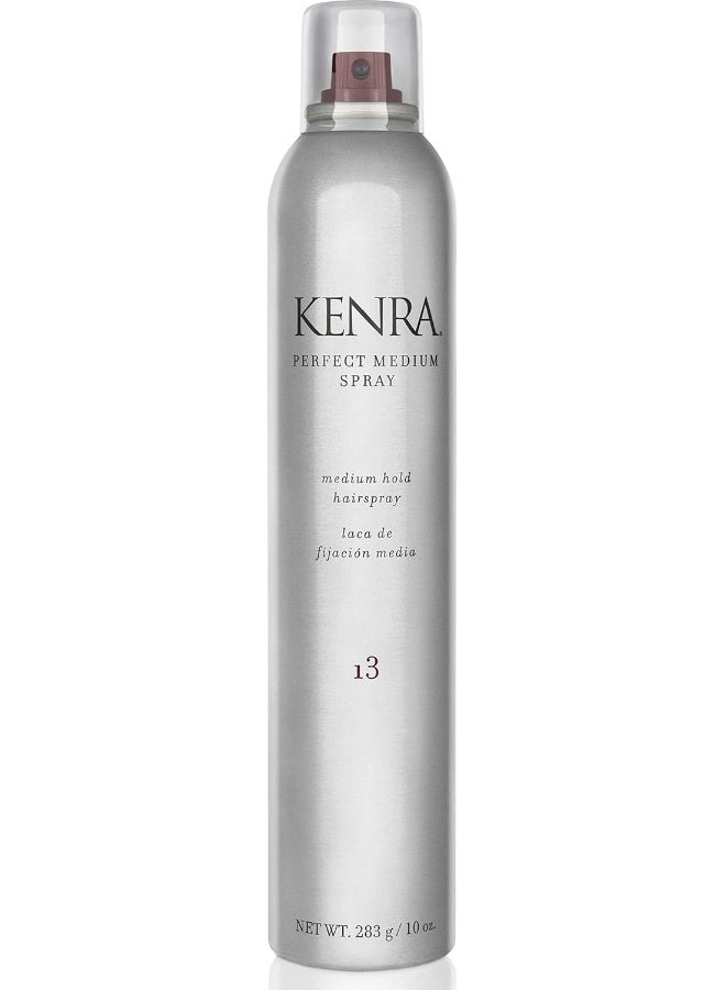 Kenra Perfect Medium Hair Spray 13, 55% VOC, 10-Ounce - Image 1