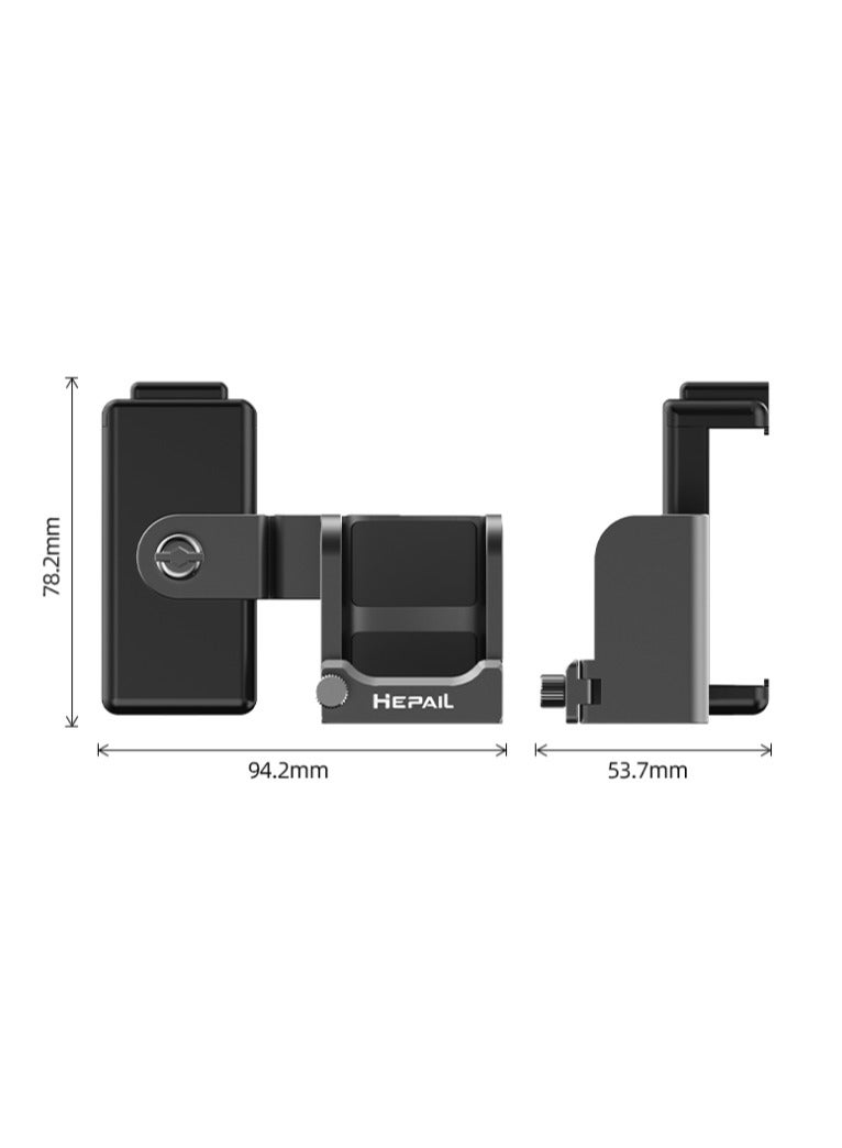 Magnetic Mount Stand Compatible with DJI Osmo Pocket 3, Holder Expansion Adapter Mount Bracket Accessories Adjustable Clip Clamp Mount with Expand Frame - Image 5