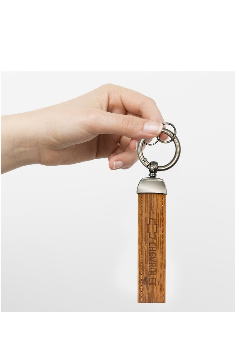 Chevrolet Metal Ring PU Leather Strap Keychain Home Key Chain Car Keychain Chevrolet Car Key Chain Super Finish 1Pcs  - Image 3