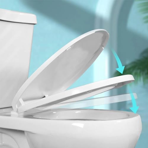 LIPKA Oval Toilet Seat Cover for Bathroom | PVC Cover for Commode Seat in White Color | Standard Size (Cover Only) - Image 3