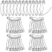 Cindeer 200 Count Curved Safety Pins Size 2 15 38mm Quilting Basting Pins Bent Safety Pin for Quilting and Knitting Sliver - Image 2