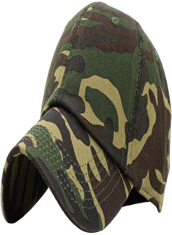 FASHOLIC Unisex Cap Cotton Army Cap Summer Baseball Military Hat with Adjustable Strap - Image 3