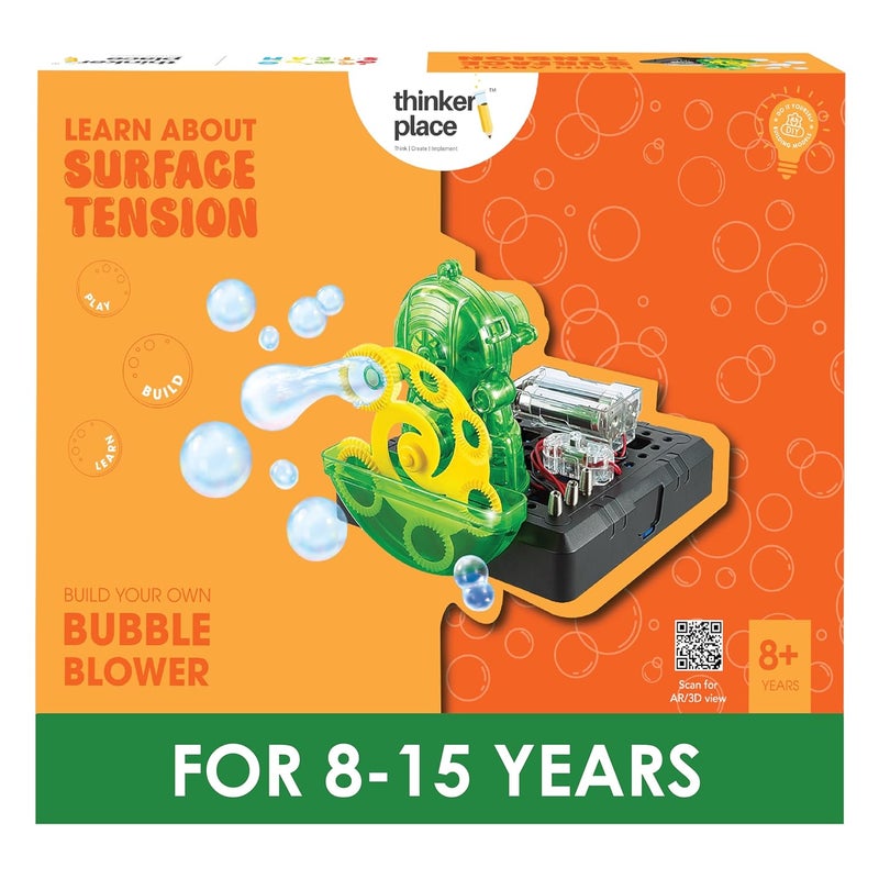 ThinkerPlace Bubble Science DIY Kit | Build, Learn & Play | STEM Toy for Kids Age 8+ | Surface Tension Learning Kit with AR Experience | Fun Educational Game - Image 1