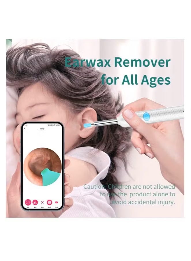 Ear Wax Removal - 2000w HD camera with Camera Earwax Remover Tool with 9 Pcs Ear Set - Earwax Removal Kit with Light -With 6 soft silicone ear spoons - Ear Cleaner for iOS & Android - Image 2