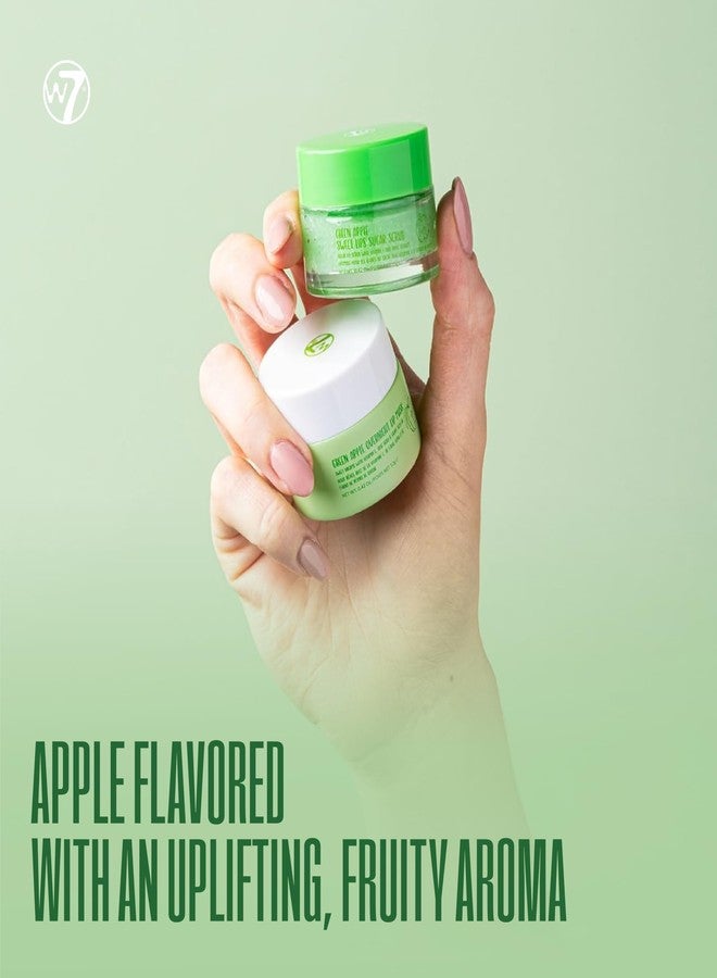 W7 Sweet Dreams Lip Scrub & Overnight Lip Mask Duo - 2 Piece Gift Set - Apple Flavour - Exfoliate, Condition, Soothe & Hydrate - Image 3