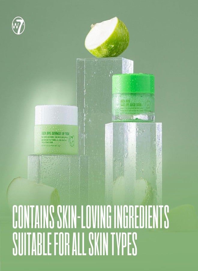 W7 Sweet Dreams Lip Scrub & Overnight Lip Mask Duo - 2 Piece Gift Set - Apple Flavour - Exfoliate, Condition, Soothe & Hydrate - Image 5