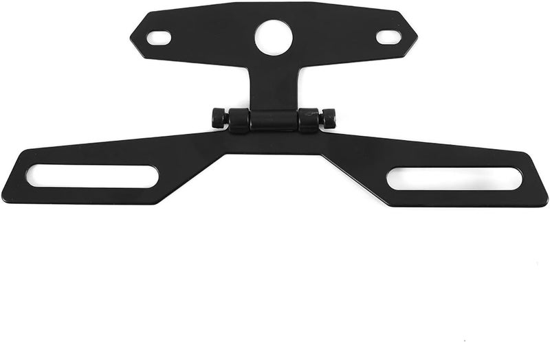GLOGLOW Folding License Plate Tail Light Bracket Mount, Aluminum Alloy, Easy Installation, Perfect for Motorcycle and ATV - Image 3
