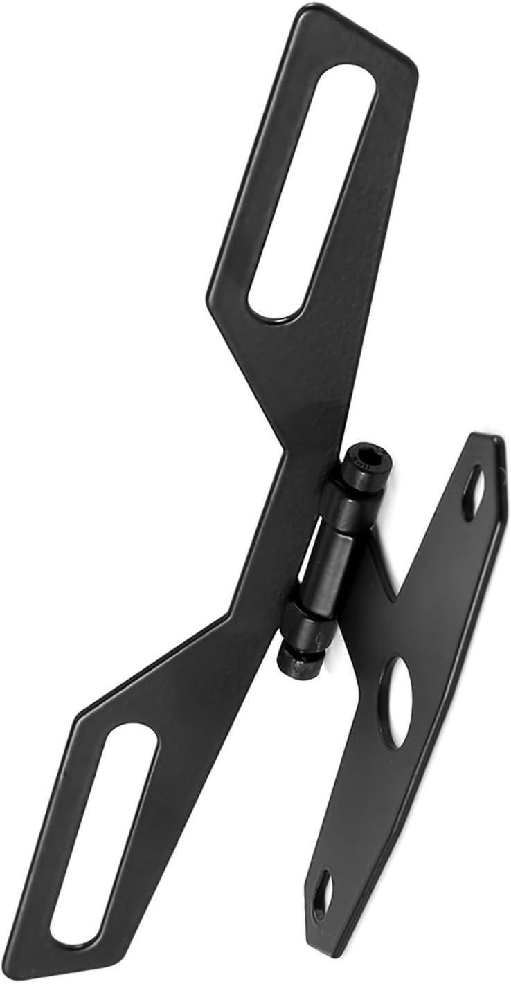 GLOGLOW Folding License Plate Tail Light Bracket Mount, Aluminum Alloy, Easy Installation, Perfect for Motorcycle and ATV - Image 4