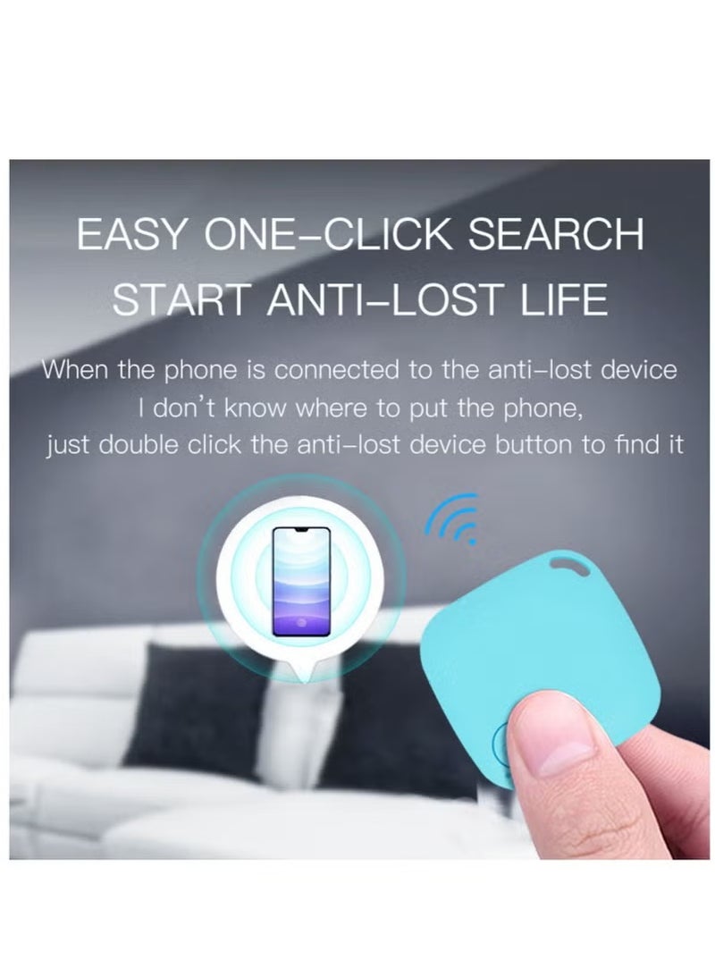 Arabest 5 Pack Key Finder Bluetooth Tracker Smart Item Locator Tracking Luggage Tracker GPS Anti Lost Bluetooth Phone Tracking Device App Control Item Finders with Ropes for Wallet Kids Dog Remote  - Image 4