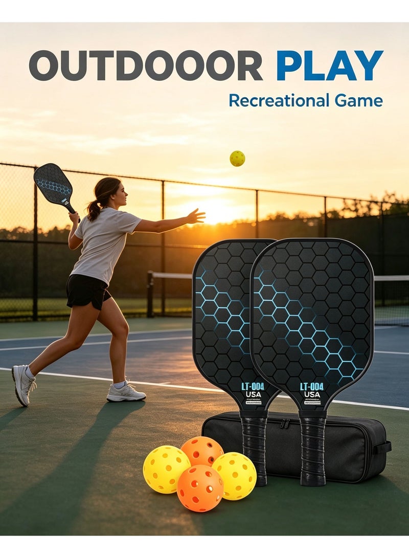 HOMESTAR Pickleball Paddle for Beginners & Intermediate Players, Lightweight Paddle, Durable Construction with Comfortable Grip for Indoor & Outdoor Play - Image 2