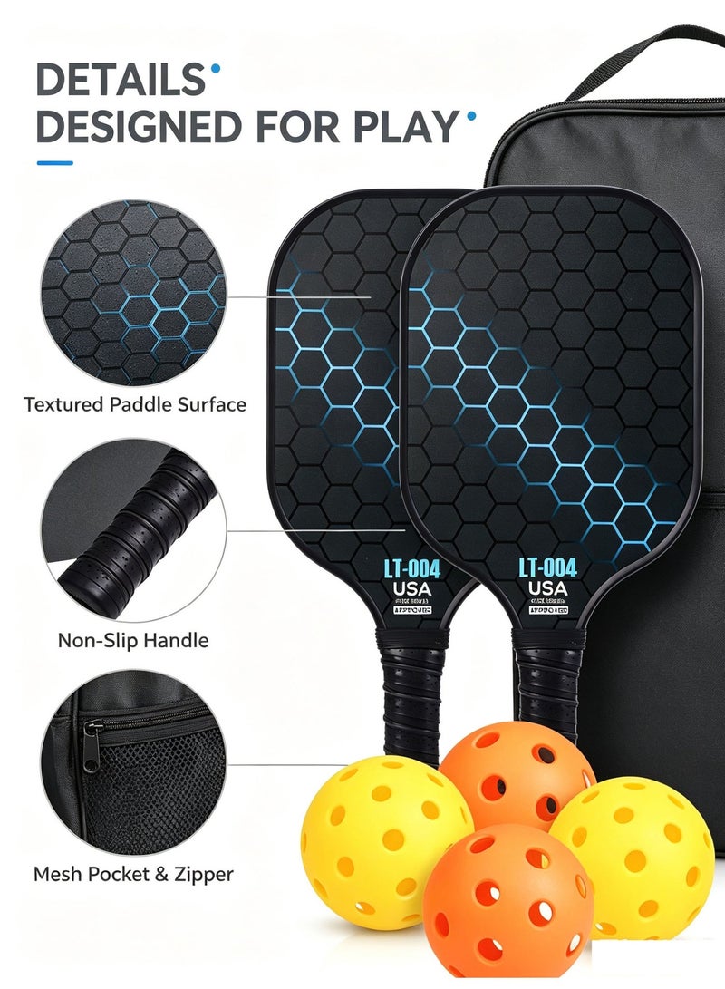 HOMESTAR Pickleball Paddle for Beginners & Intermediate Players, Lightweight Paddle, Durable Construction with Comfortable Grip for Indoor & Outdoor Play - Image 4