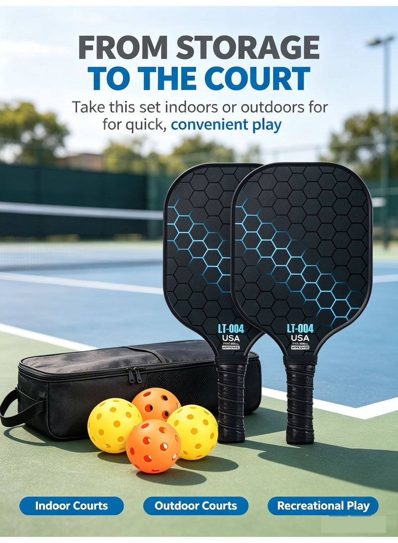 HOMESTAR Pickleball Paddle for Beginners & Intermediate Players, Lightweight Paddle, Durable Construction with Comfortable Grip for Indoor & Outdoor Play - Image 3