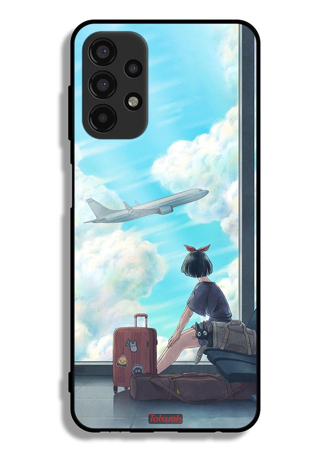 Tolwak Samsung Galaxy A13 4G Protective Case Cover Travel Art - Image 1