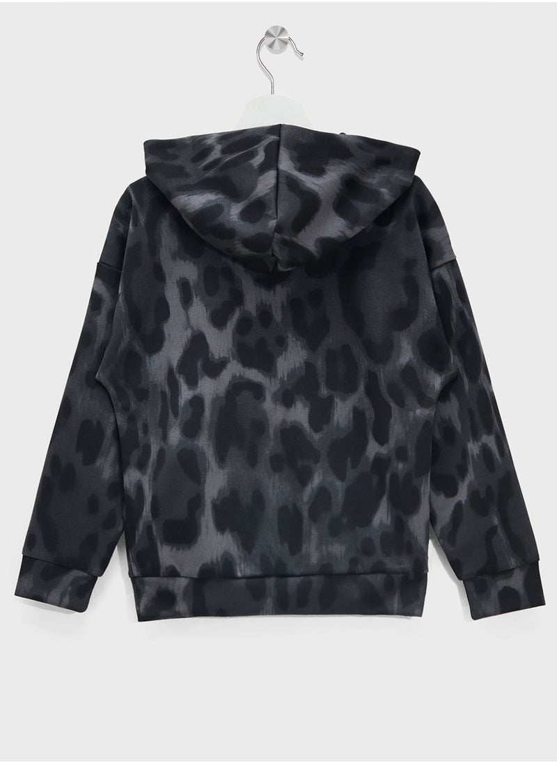 Adidas Youth Future Icons All Over Printed Hoodie  - Image 2