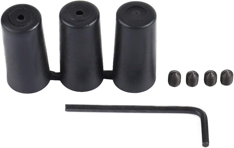 6 Speed Gear Stick Shift Knob, Universal Car Auto Vehicle 6-Speed Transmission, Manual Gear Shift Knob Adapter Head, PU Shifter Stick with 3 Hoses(Black) - Image 4