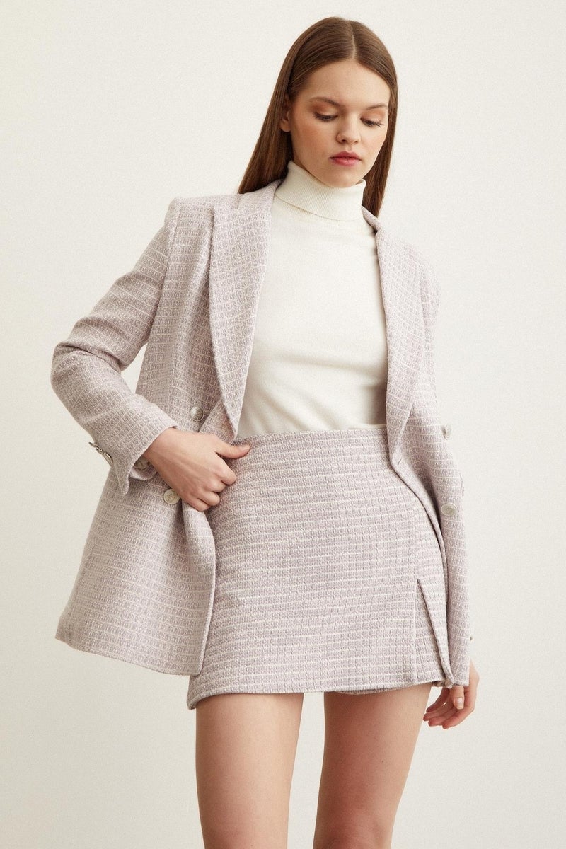 Never More Melted Slit Short Skirt - Image 1