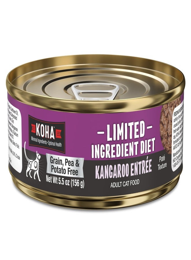KOHA Limited Ingredient Diet Kangaroo Pate for Cats - Single Meat Cat Food for Sensitive Stomachs - Pate Kangaroo Cat Food with No Fillers, 5.5 oz - Trial Pack (3 Cans) - Image 1