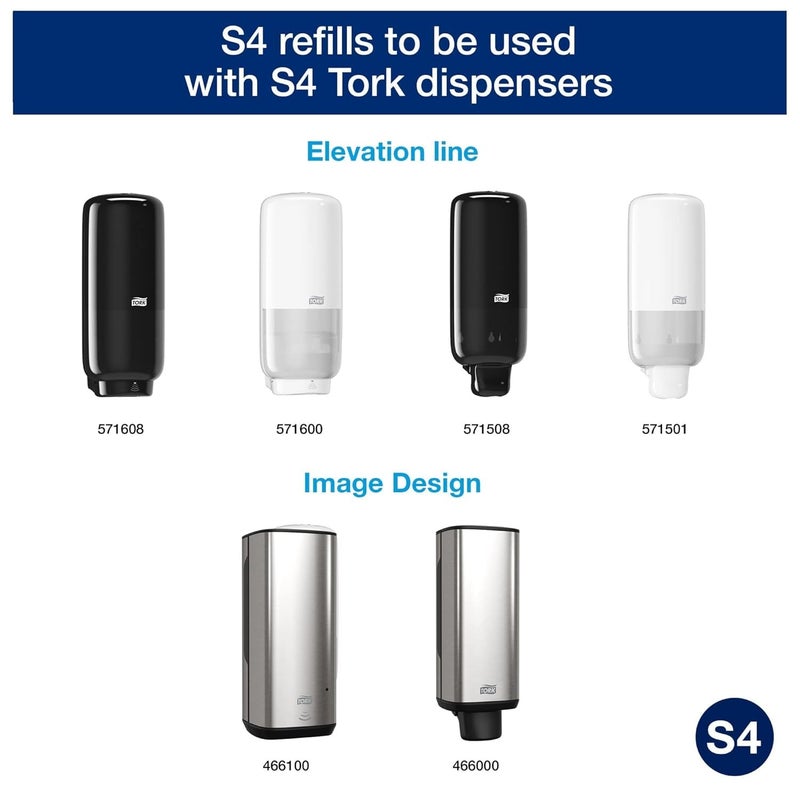 Tork Clarity Hand Soap Foam S4, 99% of Ingredients are of Natural Origin, 6 x 1L, 401800 - Image 3