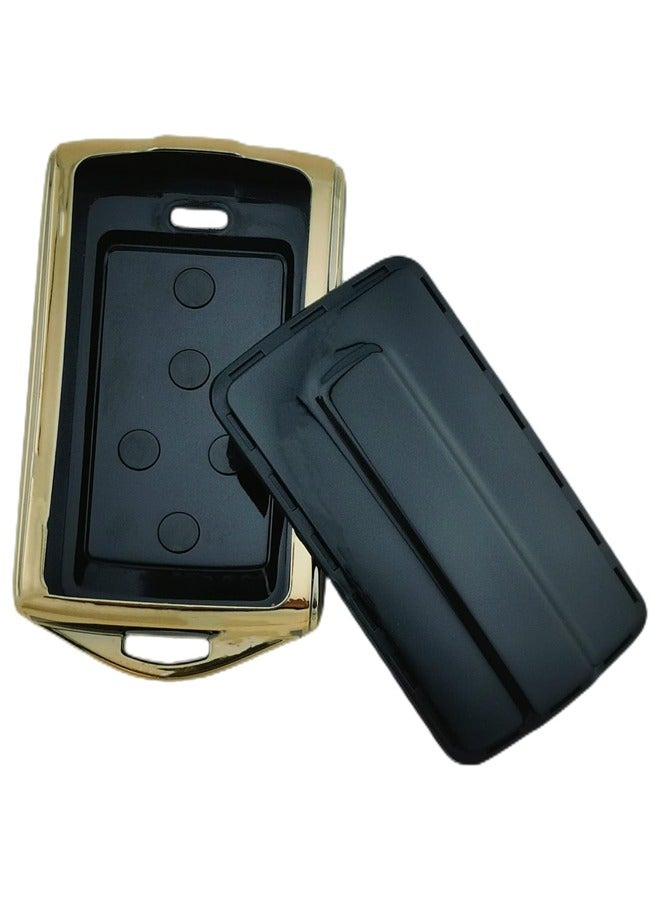 حافظة مفاتيح السيارة الناعمة من البولي يوريثان الحراري حقيبة حامل لسيارة جيب كرايسلر جراند شيروكي واجونير 2021 2022 2023 2024 واقي قذيفة فوب - Image 4