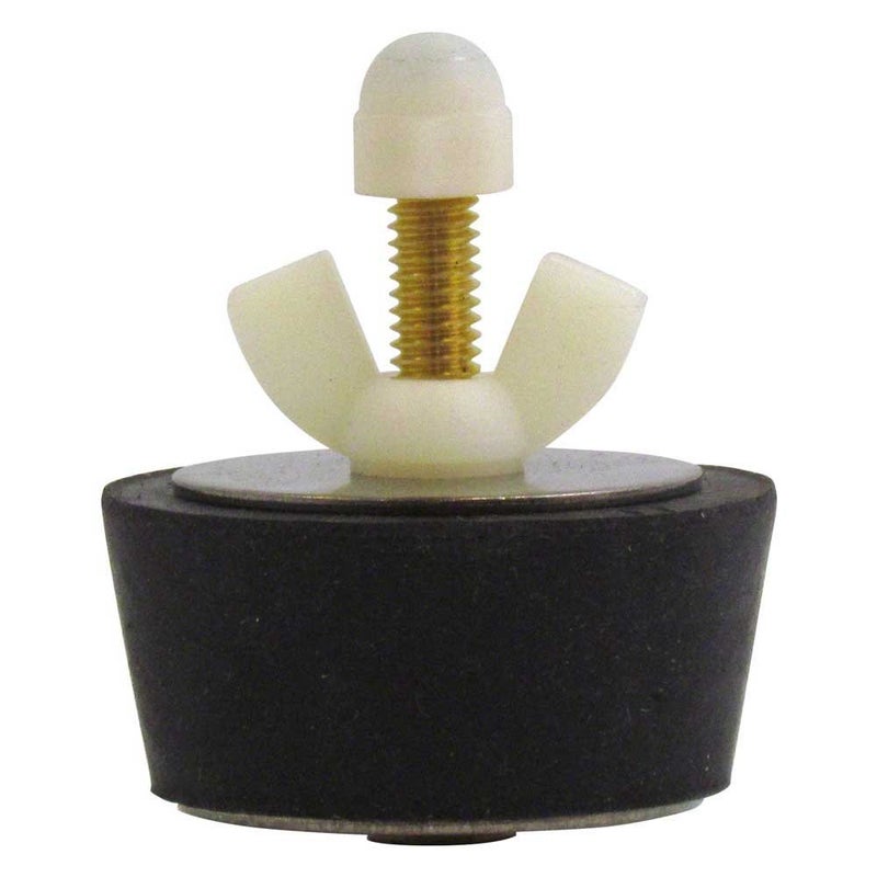 TECHNICAL PRODUCTS No. 11 Winter Rubber Plug with Valve for 2 Inch Pipe, with Blow Thru Valve - Image 1