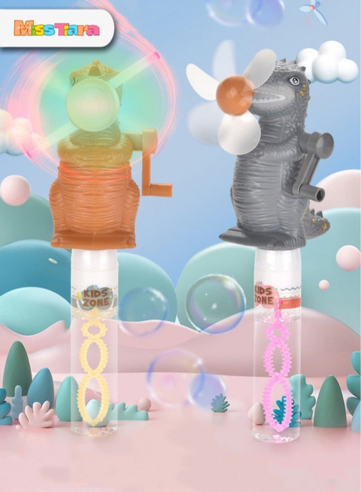 MissTiara 3 Pcs Dinosaur hand glow bubble wand Bubble Water Toy Party Favors for Kids Bubble Wands Toy, Party Favors, Goodie Bags Fillers, Birthday Day Gifts and Prize - Image 4