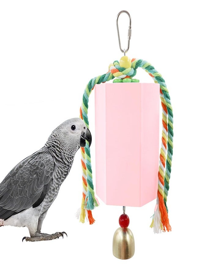 BingegePet Bird Beak Grinding Stone, Parrot Chew Toys with Bells, Parakeet Toys, Cage Accessories for African Grey, Amazon Parrots, Budgies, Cockatiels, Lovebirds, Conures, Quakers, Small to Medium Birds - Image 1