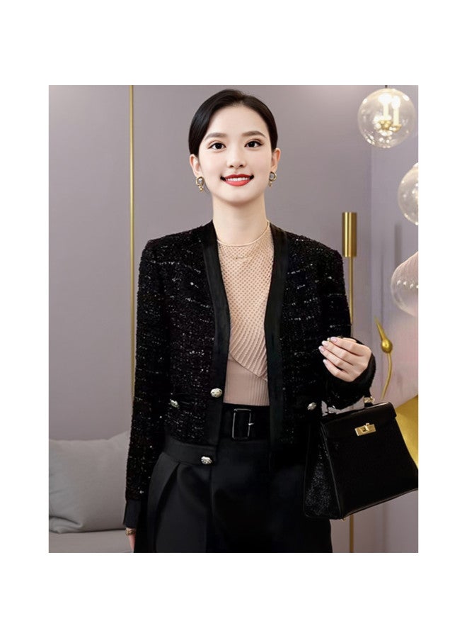 سترة قصيرة متميزة للربيع/الخريف بأسلوب أنيق مشهور - Image 4